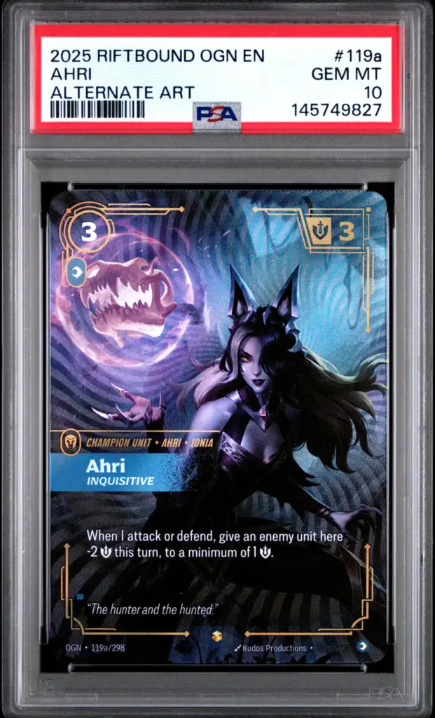 AHRI 119A/298 – Origins – PSA 10