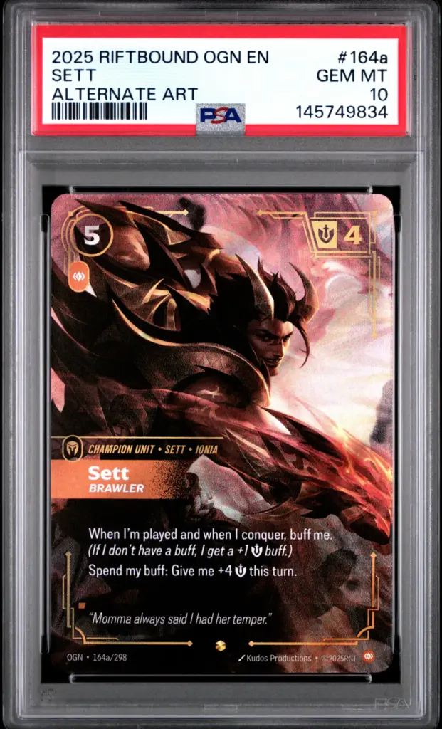 SETT 164A/298 – Origins – PSA 10
