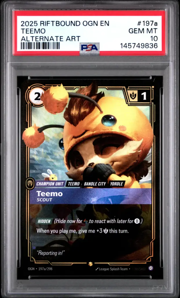 TEEMO 197A/298 – Origins – PSA 10 (145749836)