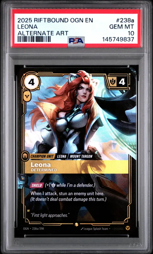 LEONA 238A/298 – Origins – PSA 10