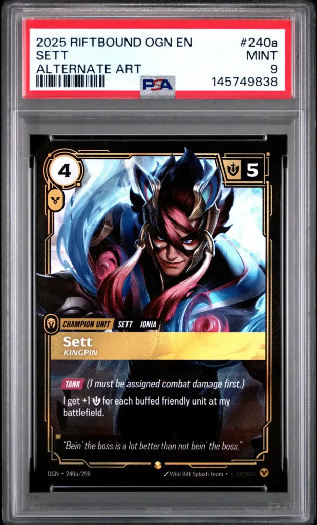 SETT 240A/298 – Origins – PSA 9