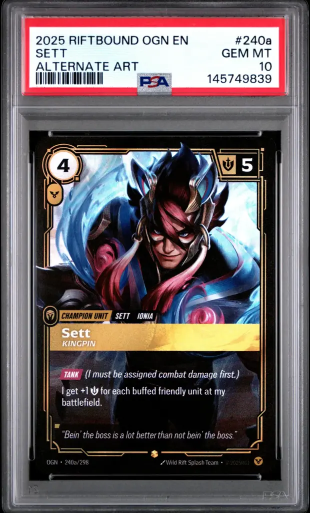 SETT 240A/298 – Origins – PSA 10