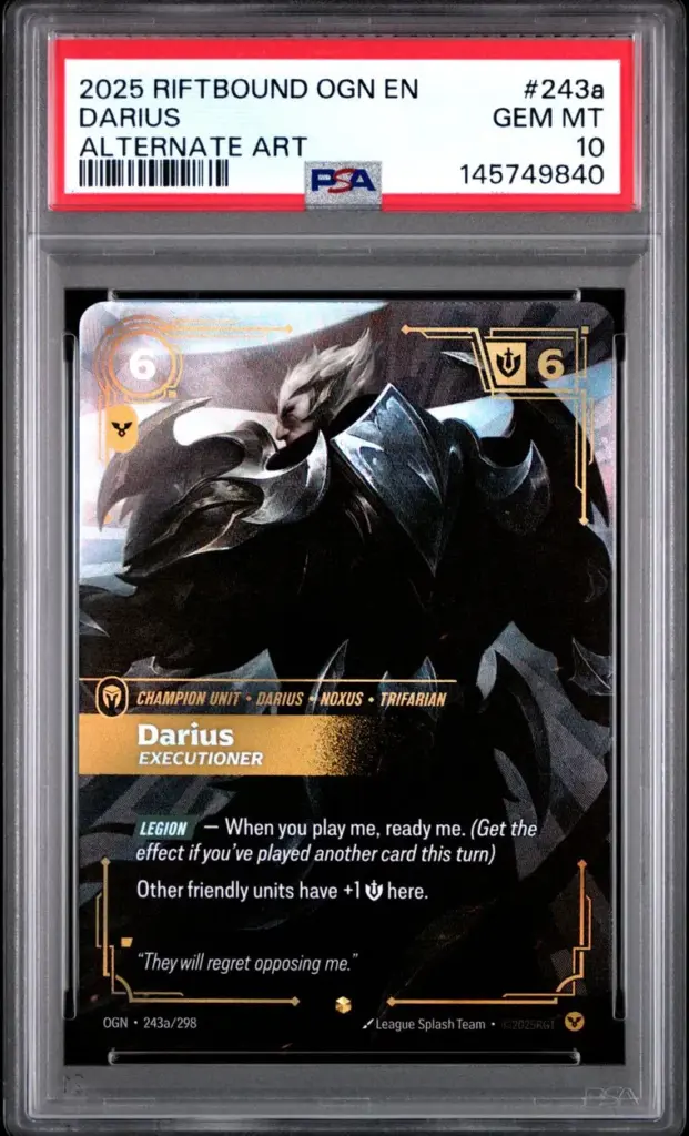 DARIUS 243A/298 – Origins – PSA 10