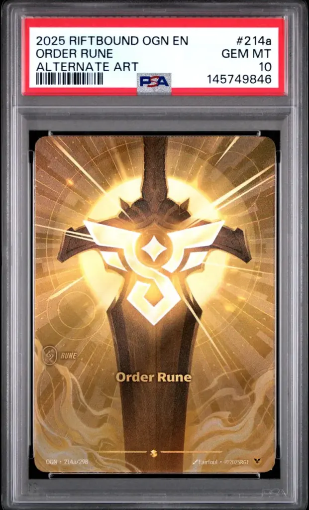 ORDER RUNE 214A/298 – Origins – PSA 10 (145749846)