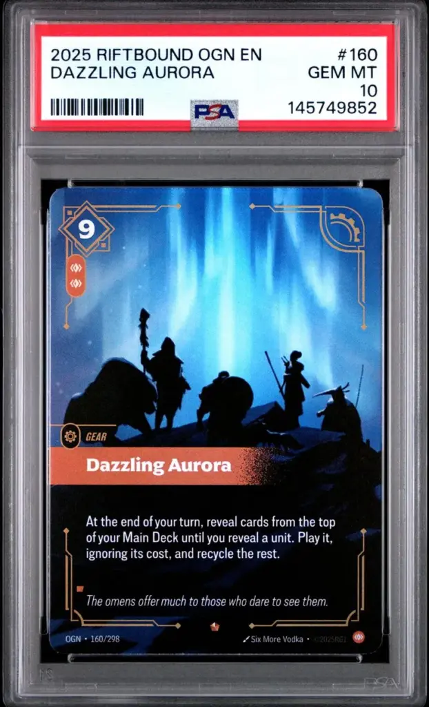 DAZZLING AURORA 160/298 – Origins – PSA 10
