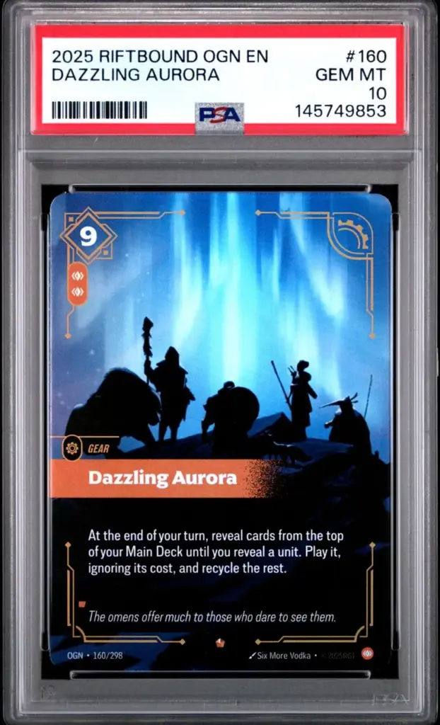 DAZZLING AURORA 160/298 – Origins – PSA 10 (145749853)