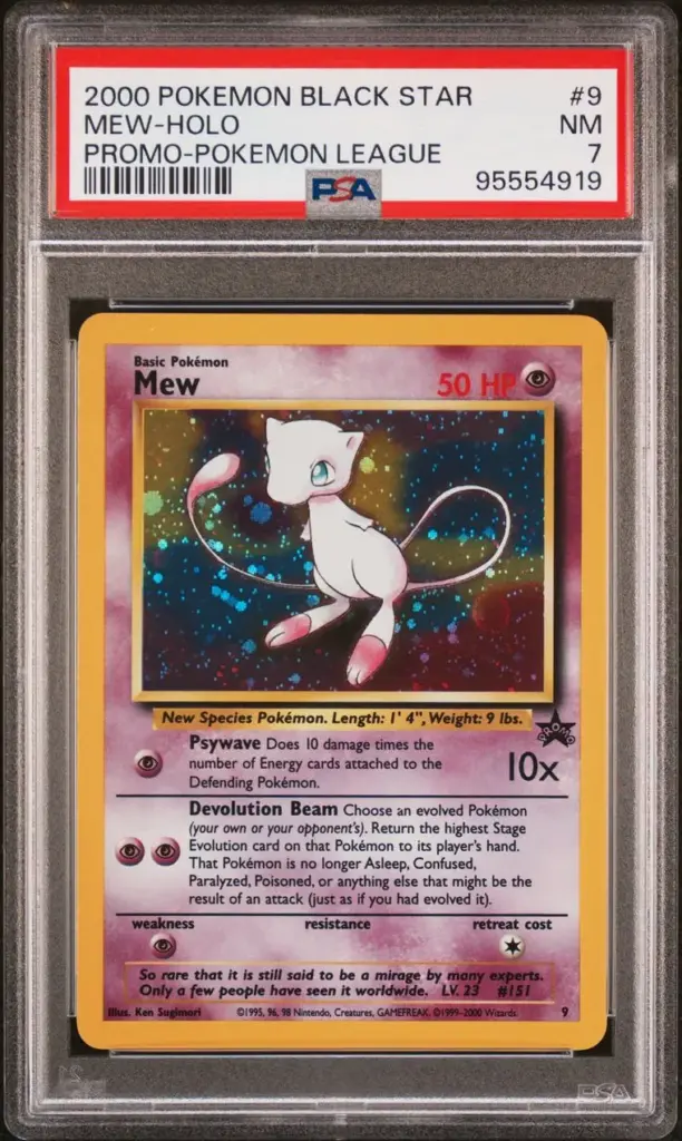 MEW-HOLO 009/53 – Wizards Black Star Promos – PSA 7