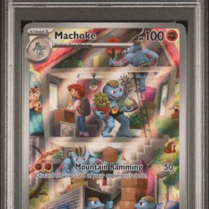 2023 · POKEMON MEW EN-151 · MACHOKE · #177 · PSA MINT 9