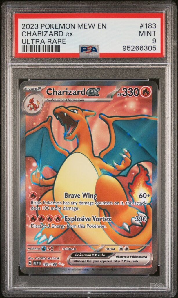 2023 · POKEMON MEW EN-151 · CHARIZARD ex · #183 · PSA MINT 9