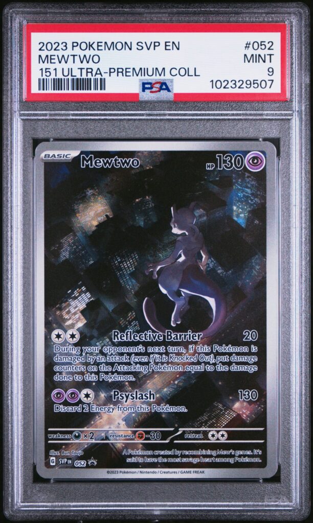 2023 · POKEMON SVP EN-SV BLACK STAR PROMO · MEWTWO · #052 · PSA MINT 9
