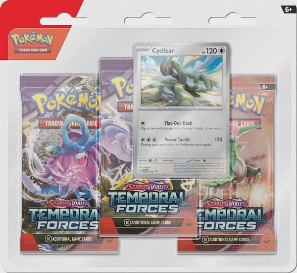 Pokémon TCG Temporal Forces 3-Booster Blister