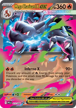 Mega Charizard X ex 013/094 – Phantasmal Flames