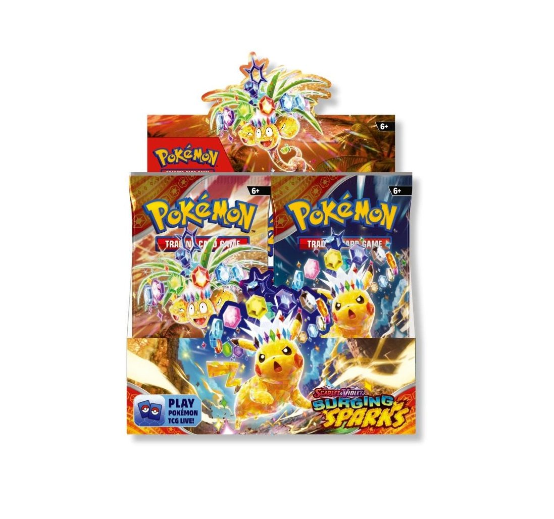 Pokémon booster box aanbieding met een verzegelde Scarlet & Violet booster box