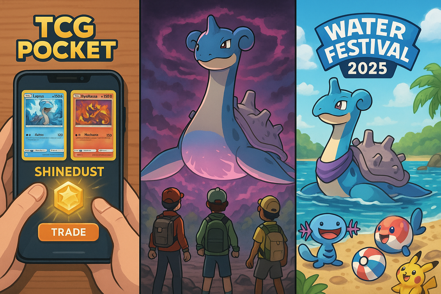 Pokémon Zomertrio: Ruilupdate, Gigantamax-gevecht & Waterfestival